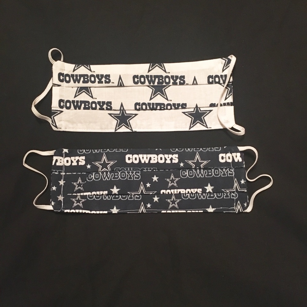 2 adult size face masks. Cowboys